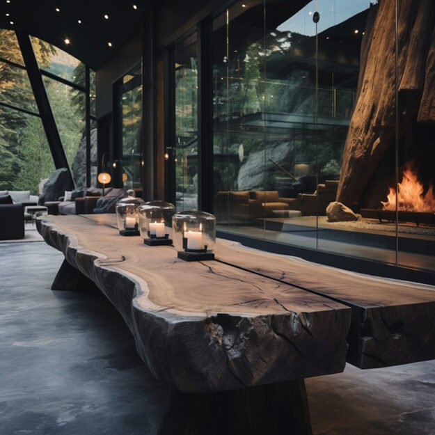 Exquisite Glass River Table: Elevate Your Living Space