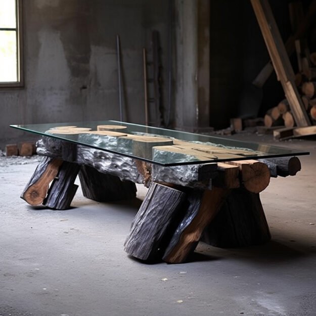 Captivating Glass River Table: A Stunning Centerpiece for Your Home