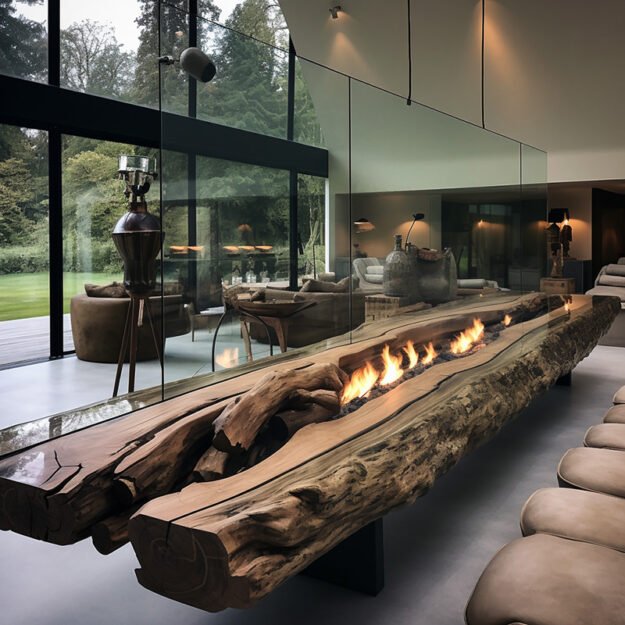 Glass River Table: A Statement of Elegance and Craftsmanship