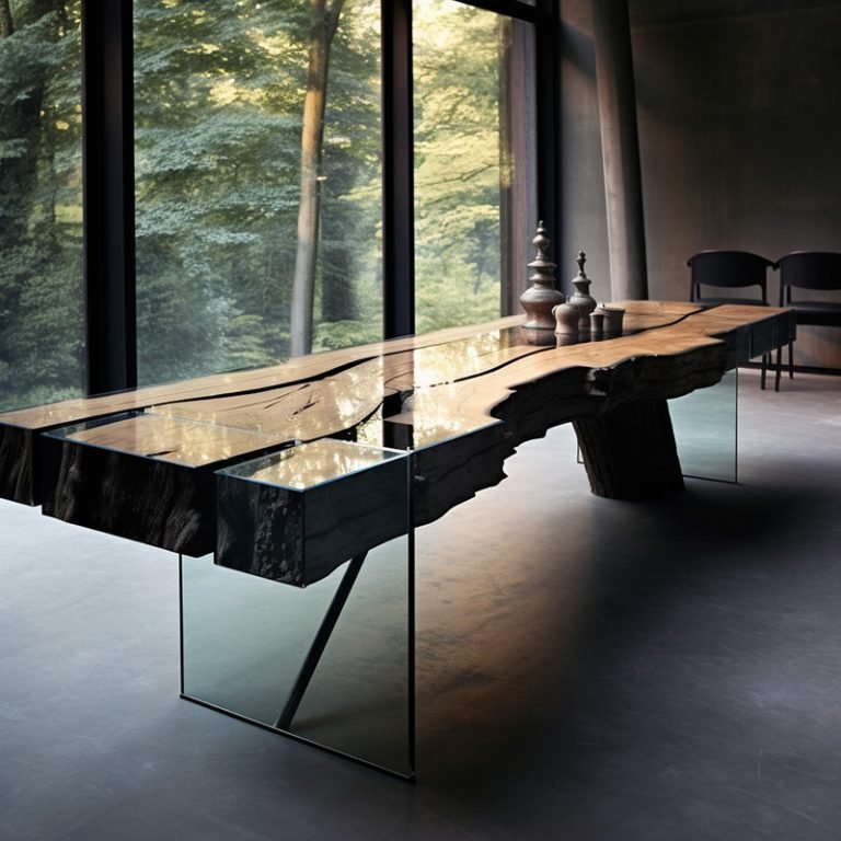 Exquisite Glass River Table: Elevate Your Space Today!