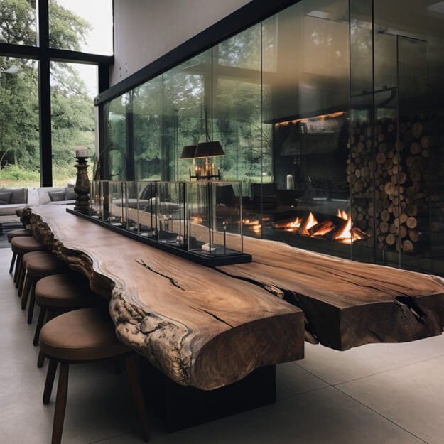 Exquisite Glass River Table: Elevate Your Living Space