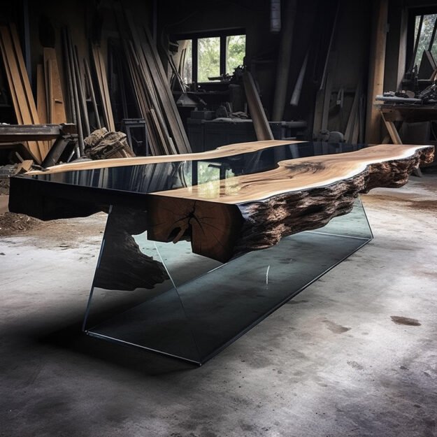 Glass River Table: A Masterpiece for Timeless Elegance