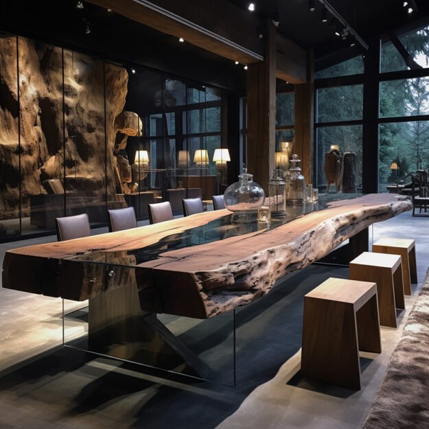 Glass River Table: A Modern Marvel for Your Home