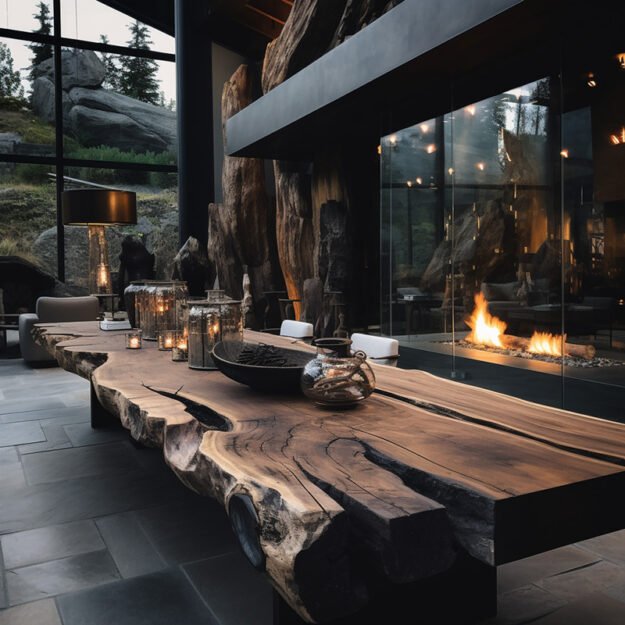 Captivating Glass River Table: Elevate Your Space with Elegance