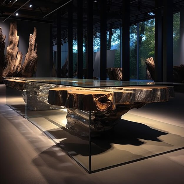 Exquisite Glass River Table That Redefines Elegance