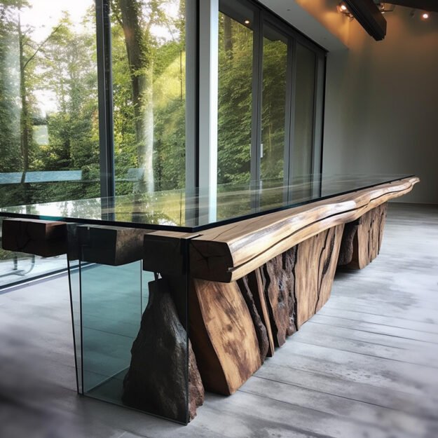 Exquisite Glass River Table: Elevate Your Space and Lifestyle