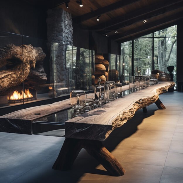 Exquisite Glass River Table – Elevate Your Space