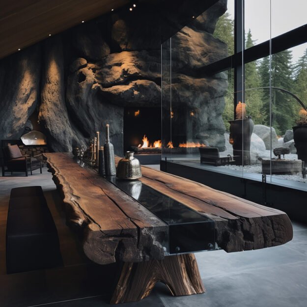 Exquisite Glass River Table to Elevate Your Space