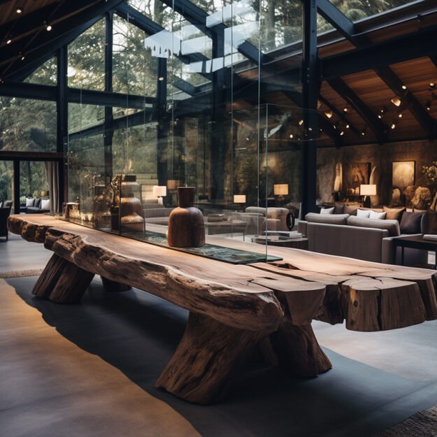 Elegant Glass River Table That Redefines Your Space