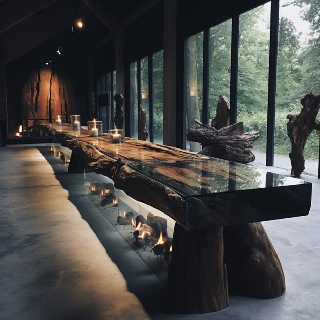 The Allure of a Glass River Table