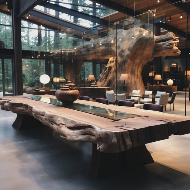 Exquisite Glass River Table for the Discerning Home
