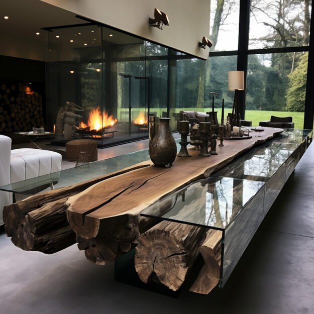 Glass River Table: A Captivating Centerpiece for Your Home