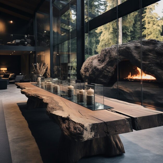 Exquisite Glass River Table: Elevate Your Living Space