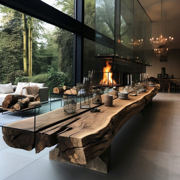 Exquisite Elegance: Glass River Table
