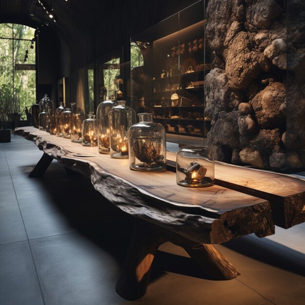 Elegant Glass River Table: Elevate Your Space