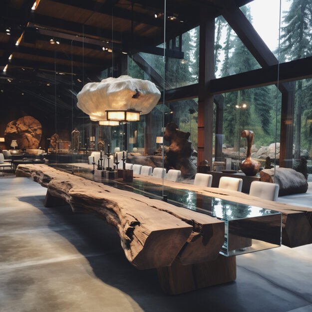 Glass River Table Elegance
