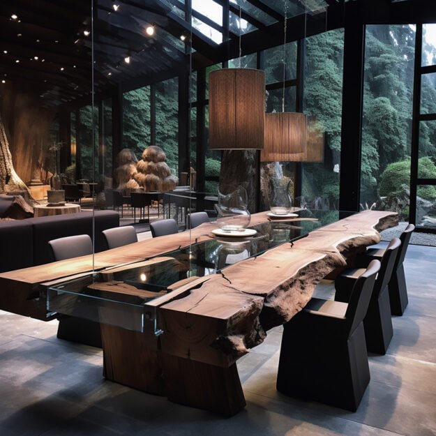 Glass River Table: A Masterpiece for Your Home
