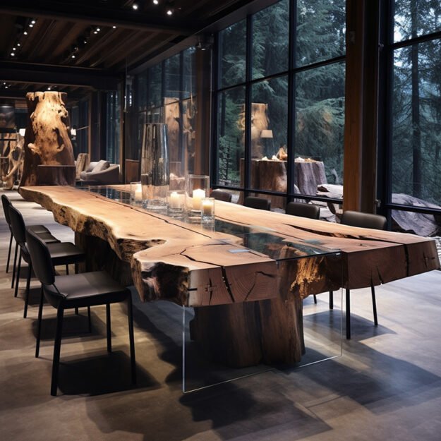 Stunning Glass River Table That Transforms Your Space