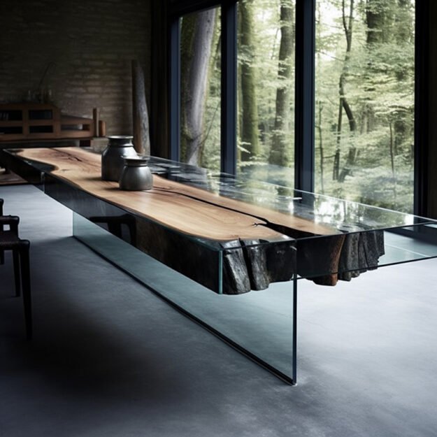 Glass River Table: The Epitome of Elegance in Your Home