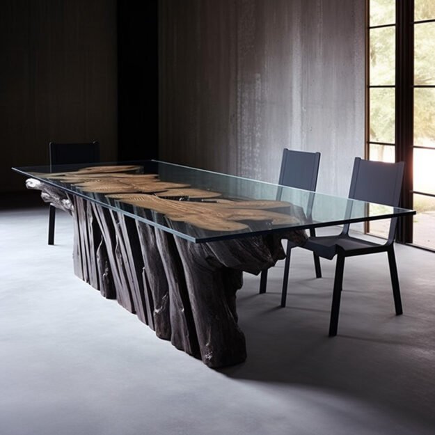 Stunning Glass River Table: A Masterpiece for Your Home