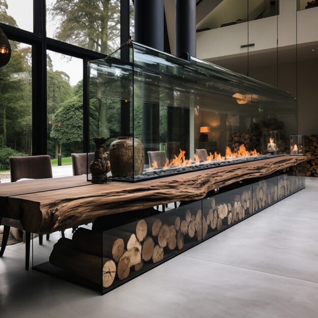 Captivating Glass River Table: Elevate Your Space with Nature's Beauty