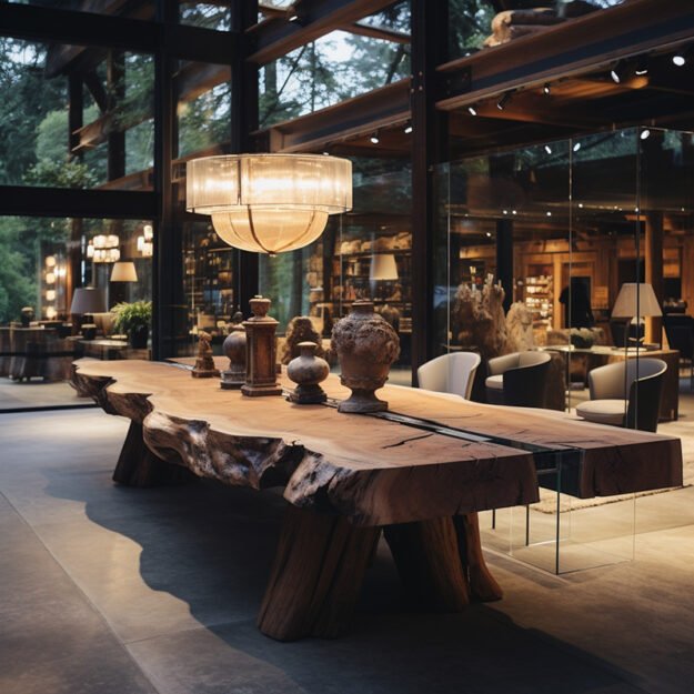 Stunning Glass River Table that Transforms Your Space