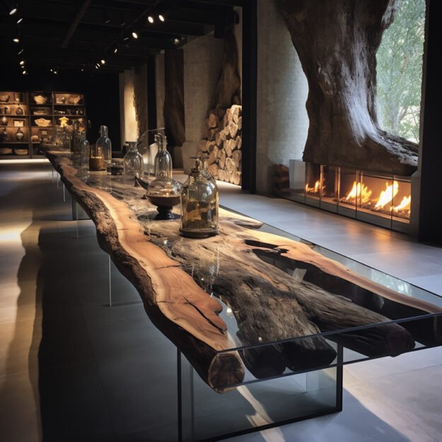 Exquisite Glass River Table for Elevated Living