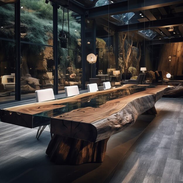 Stunning Glass River Table to Elevate Your Space