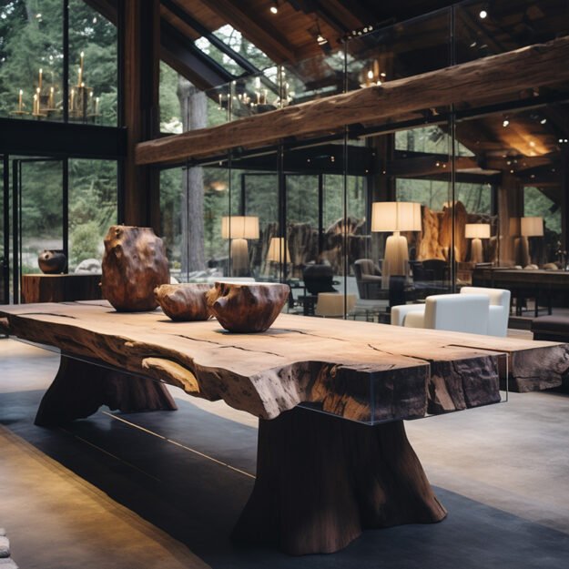Exquisite Glass River Table: Elevate Your Space