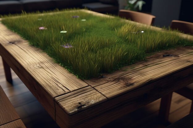 Exquisite Wood Organic Table: Elevate Your Space with Nature's Elegance