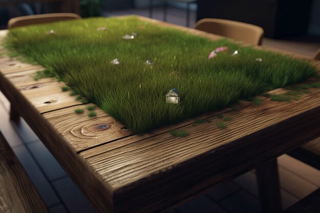 Wood Organic Table for a Natural Touch in Your Home
