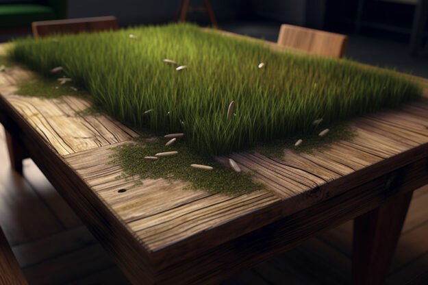 Wood Organic Table: