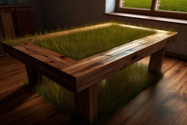 Wood Organic Table - Nature Meets Elegance