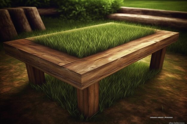 Wood Organic Table
