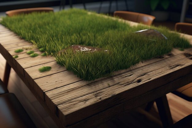 Exquisite Wood Organic Table: Elevate Your Space