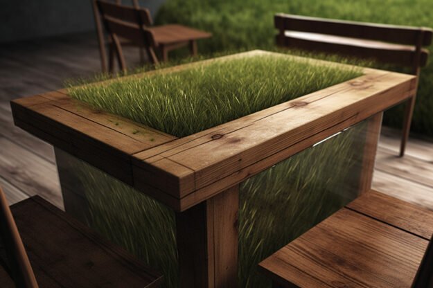 Wood Organic Table