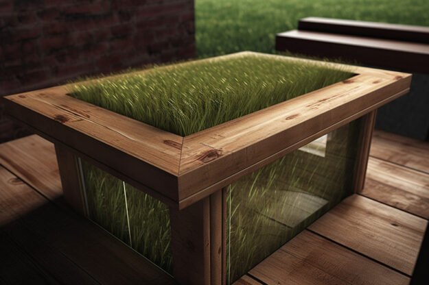 Wood Organic Table -