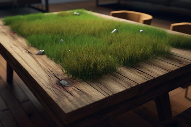 Wood Organic Table