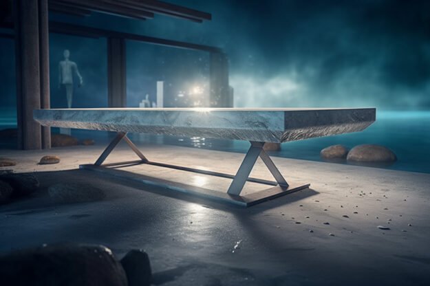 Natural Stone and Wood Table: A Perfect Fusion of Elegance and Functionality