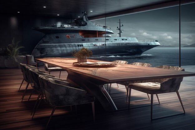 Natural Stone and Wood Table: Elevate Your Space with Timeless Elegance