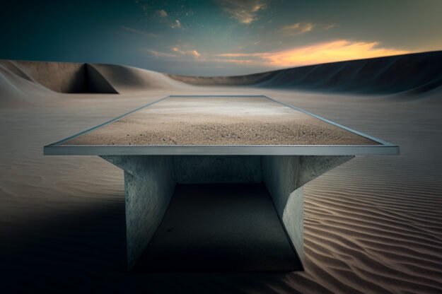 Natural Stone and Wood Table: The Pinnacle of Elegance