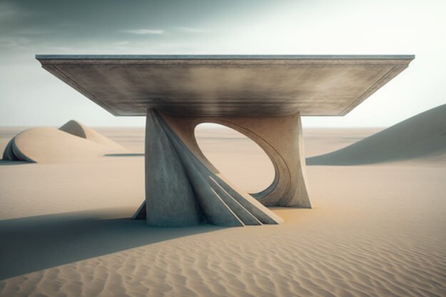 Natural Stone and Wood Table: Elevate Your Space with Timeless Elegance