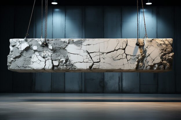 Natural Stone and Wood Table -