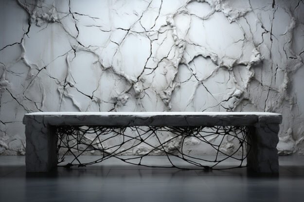 Natural Stone and Wood Table: Elevate Your Space with Timeless Elegance