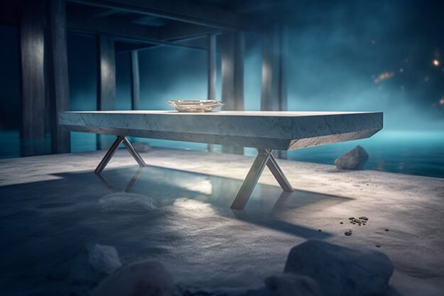 Natural Stone and Wood Table: Elevate Your Space Today!