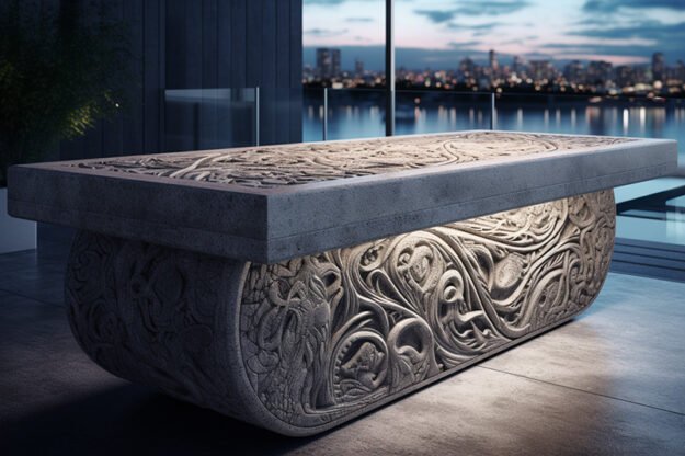 Natural Stone and Wood Table: An Elegance That Transcends Time