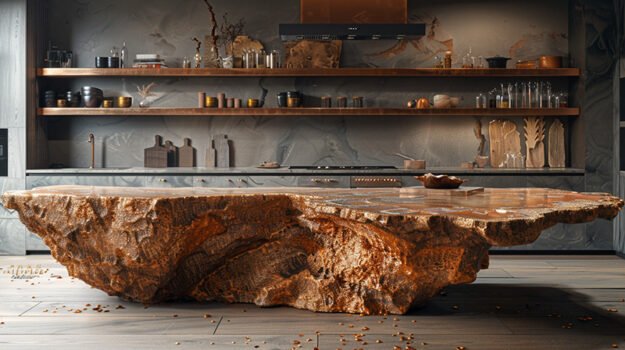 Exquisite Kitchen Table Crafted from Nature’s Masterpiece