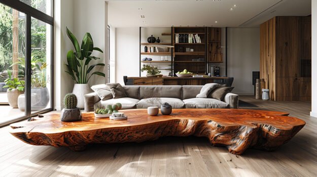 Exquisite Kitchen Table Crafted from Nature's Finest