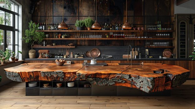 Exquisite Kitchen Table Crafted from Natural Elegance
