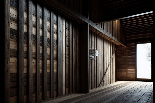 Burned Wood Wall: Transform Your Space with Rustic Elegance